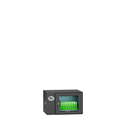 QP-R10TB – 10-Bay Smart USB Charging Cart (For Tablets & Mobile Devices)