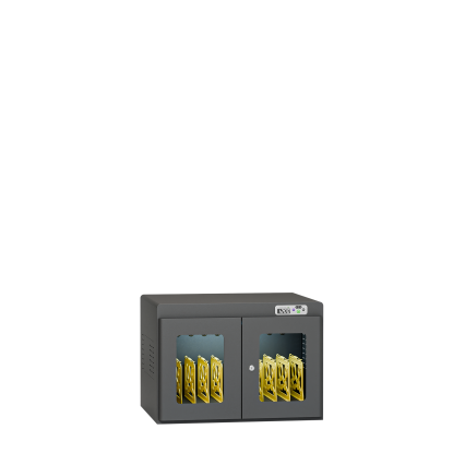 TC Series 10-Bay Tablet & Laptop Charging Cart with UV-C Sterilization and PDU