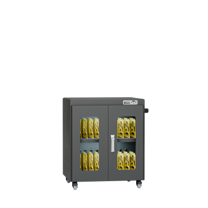 TC Series 20-Bay Tablet & Laptop Charging Cart with UV-C Sterilization and PDU