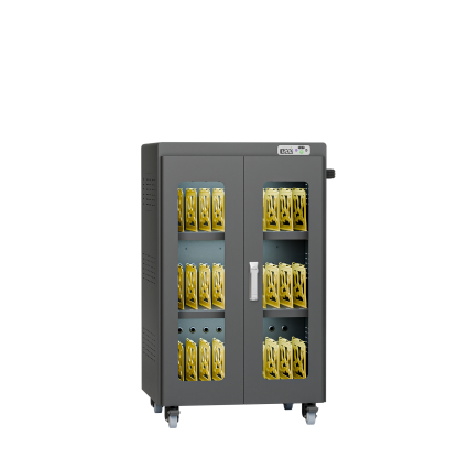 TC Series 30-Bay Tablet & Laptop Charging Cart with UV-C Sterilization and PDU