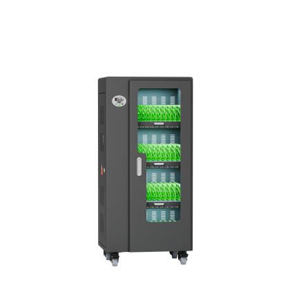 QP-R40TB – 40-Bay Smart USB Charging Cart (For Tablets & Mobile Devices)
