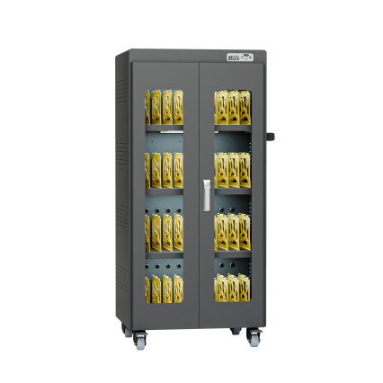 TC Series 40-Bay Tablet & Laptop Charging Cart with UV-C Sterilization and PDU