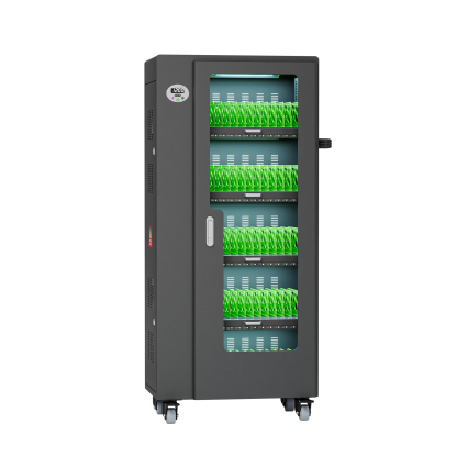 QP-R65TB – 65-Bay Smart USB Charging Cart (For Tablets & Mobile Devices)