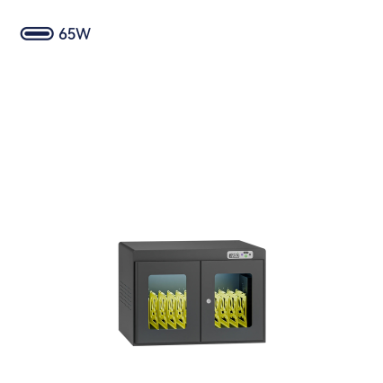 QP-R12PD-65W Type-C Smart Charging Cabinet for Tablets, Phones & Laptops