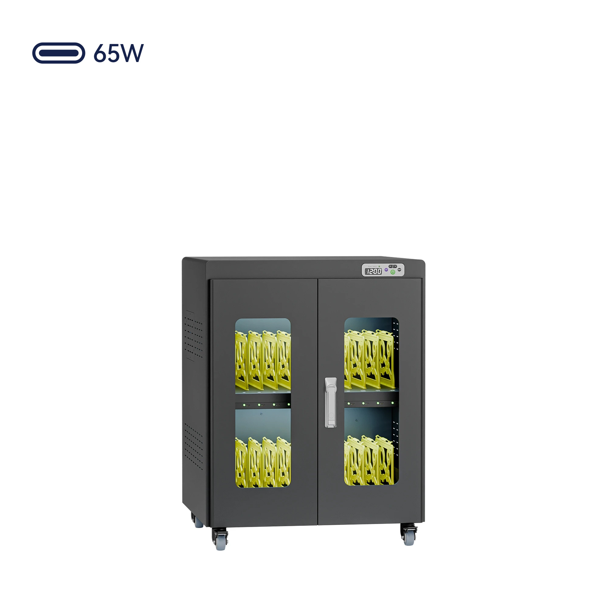 QP-R24PD-65W Type-C Smart Charging Cabinet for Tablets, Phones & Laptops