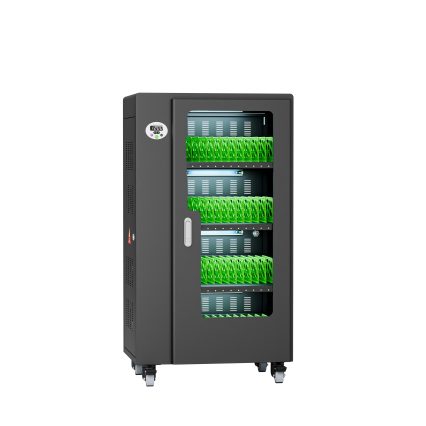 QP-R52MS – 52-bey intelligent magnetic tablet charging cart